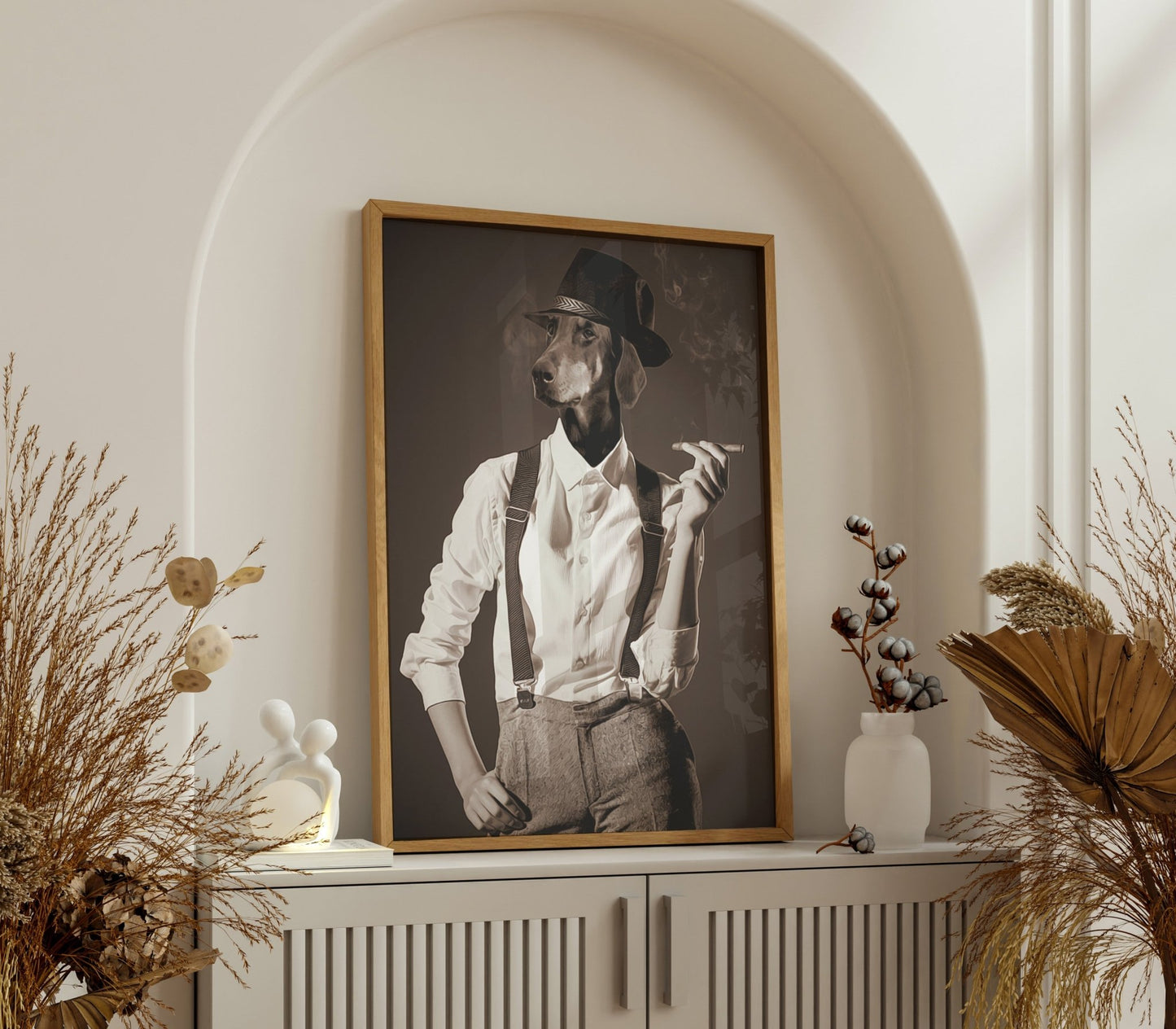 Custom Gangster pet portrait- Laila Shack