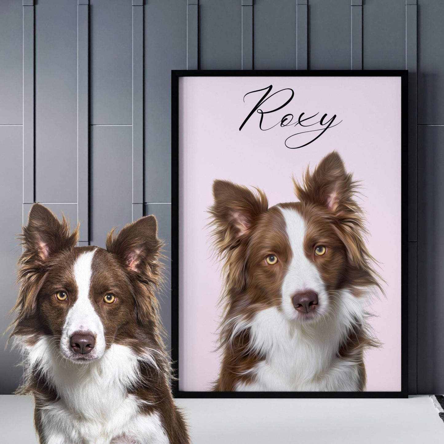 Modern Pet Portrait - Laila Shack