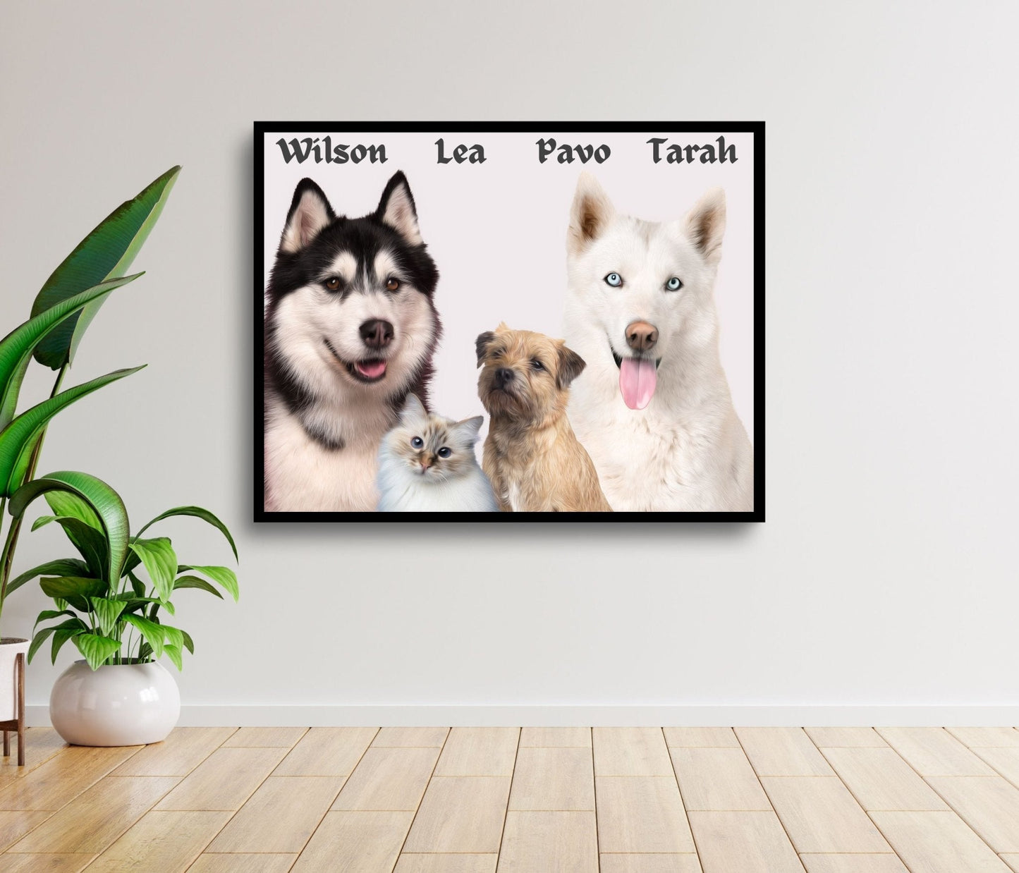 Modern Pet Portrait - Laila Shack