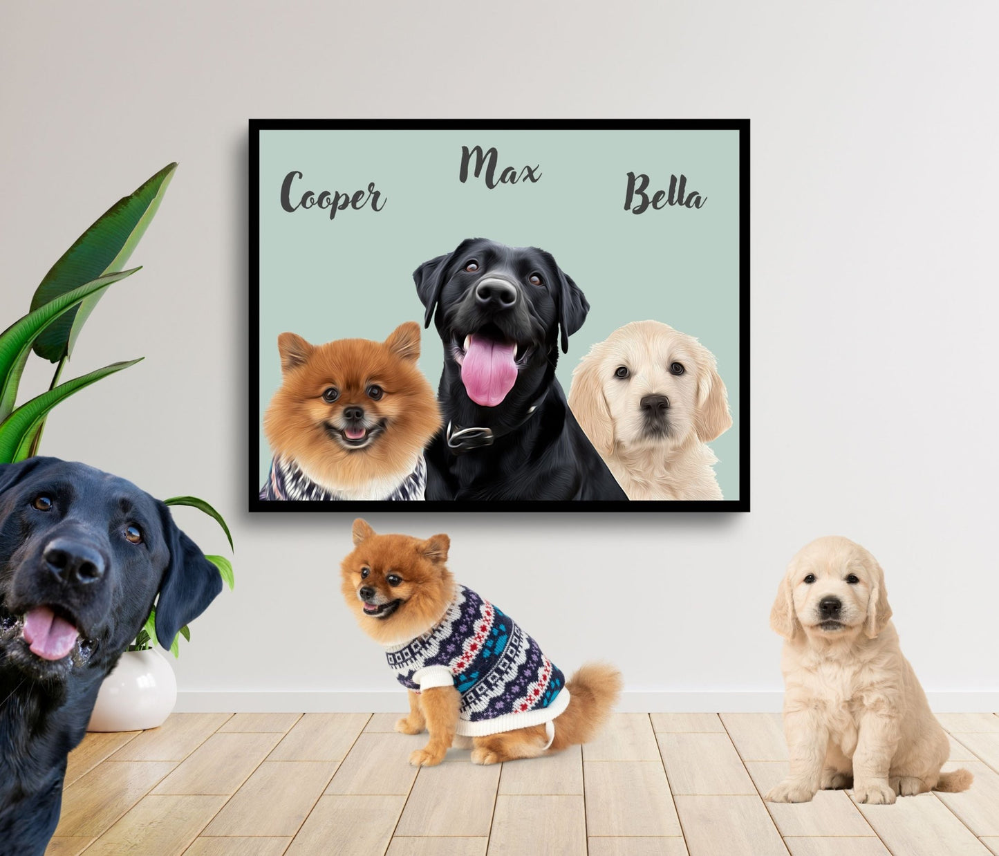Modern Pet Portrait - Laila Shack