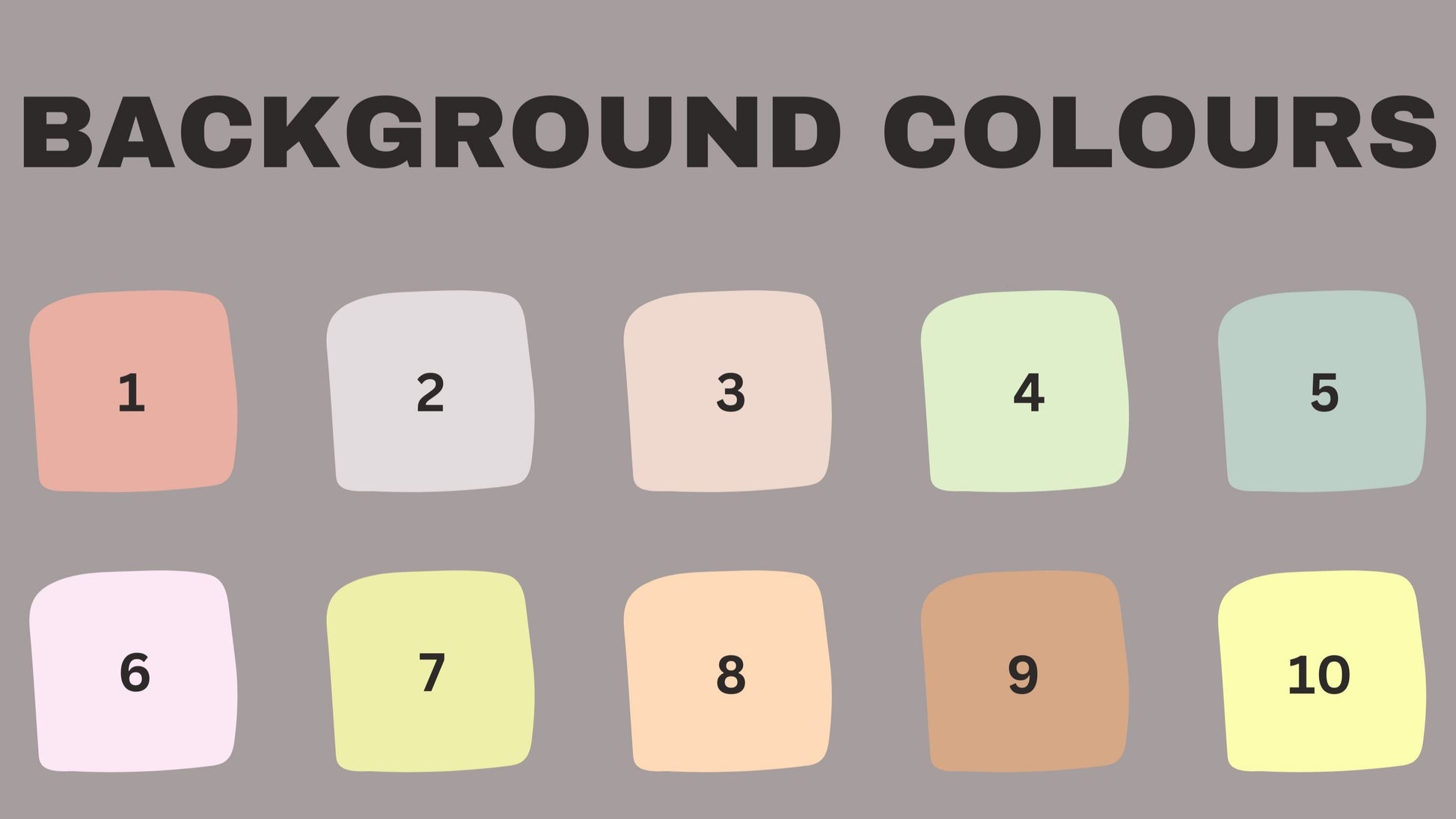 background colour options