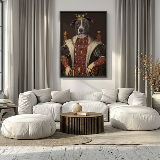 Custom Royal Pet Portrait - Laila Shack