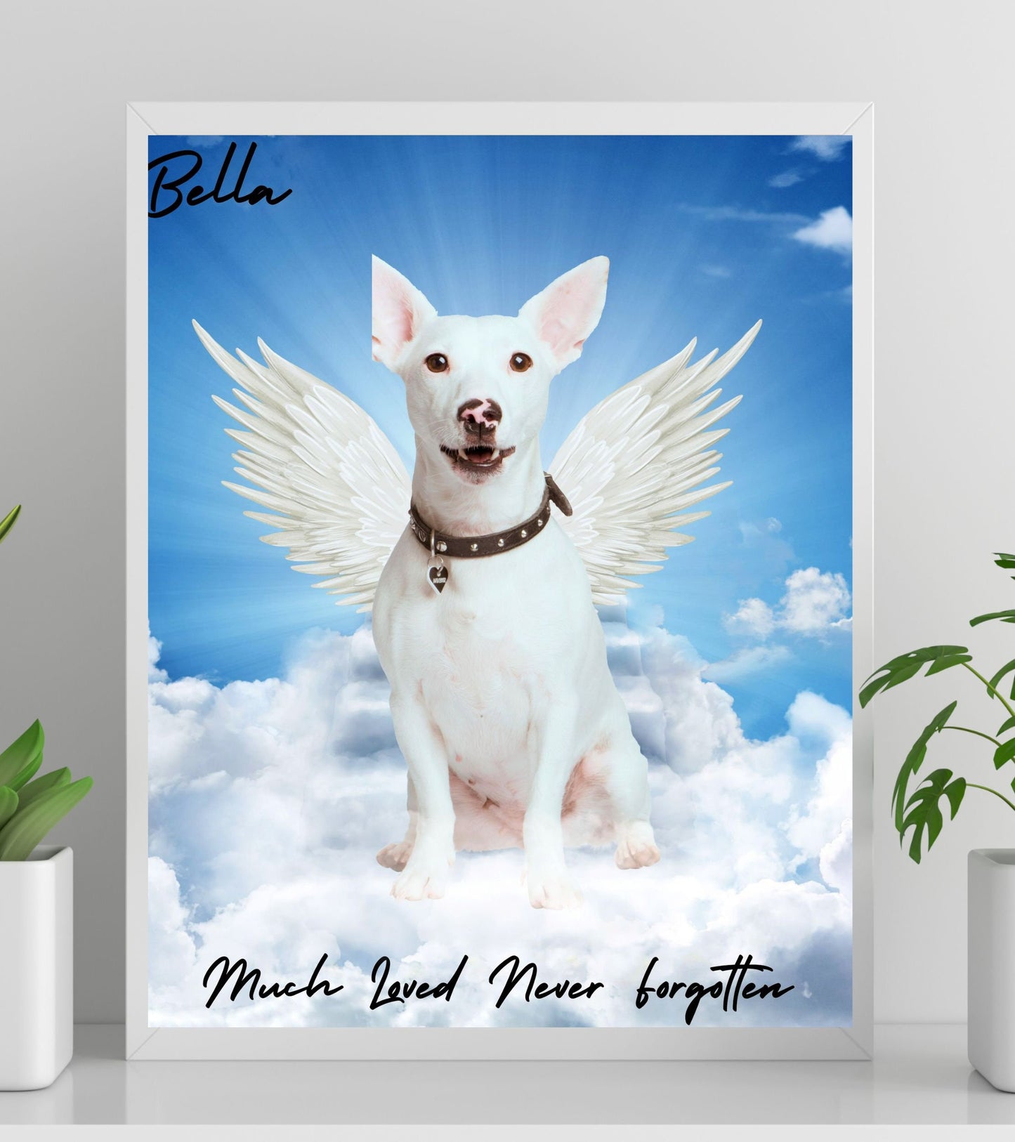 custom pet as angel