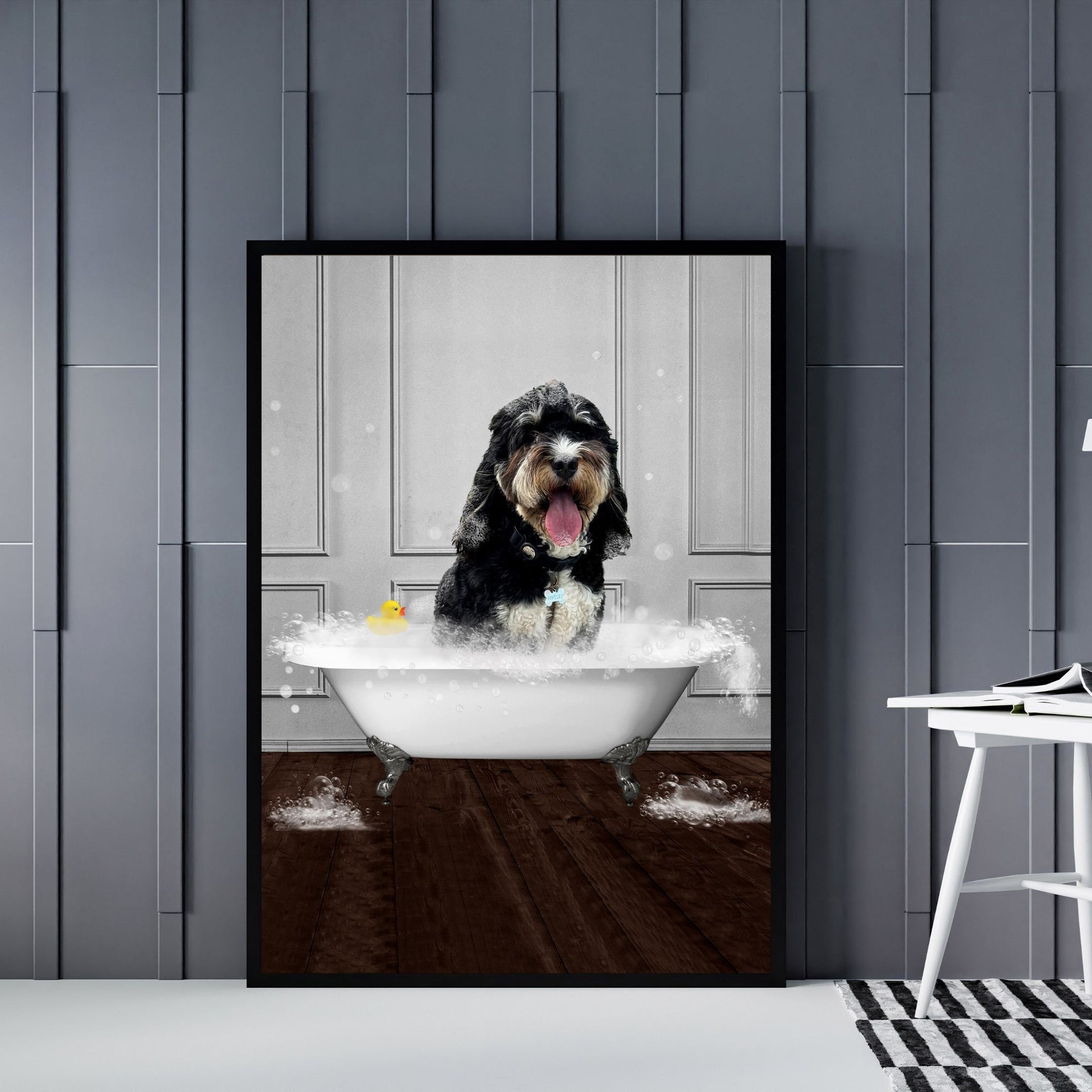 custom your pet on bath
